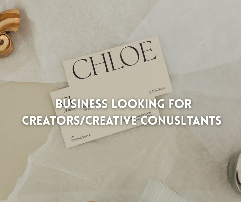 Business looks for creators