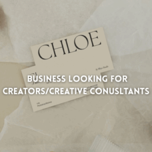 Group logo of Business looking for creators/creative consultants